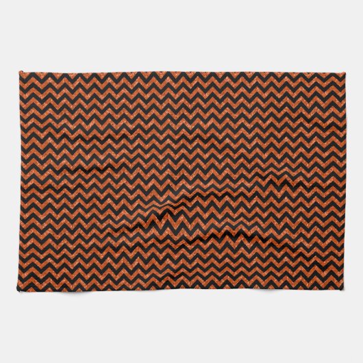 Serviette de toilette Chevron Parties scintillant (Horizontal)