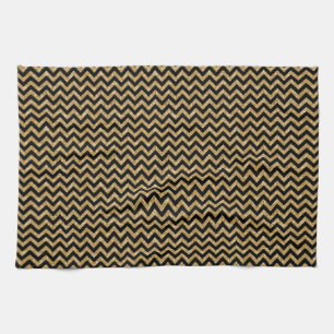 Serviette de toilette Chevron Parties scintillant