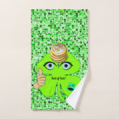 Serviette de toilette de la salle de bain St. Patr (Serviette à main)