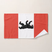Serviette de toilette du drapeau de Berlin (Serviette à main)