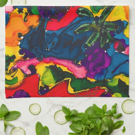 Serviette de toilette Lovitude Messy (Plié)