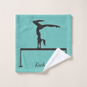 Serviette de toilette personnalisée Poutre d'équil
