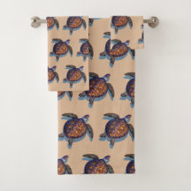 Serviette de tortue de mer