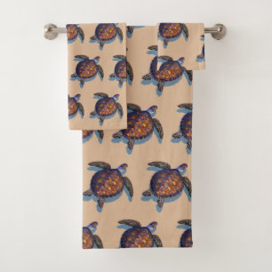 Serviette de tortue de mer