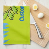 Serviette de tortue en dessin (Quart Plié)