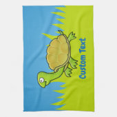 Serviette de tortue en dessin (Vertical)