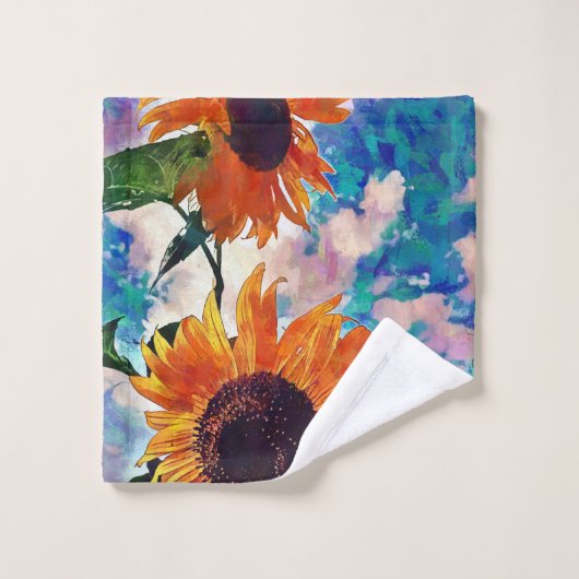 Serviette de tournesol (Gant de toilette)