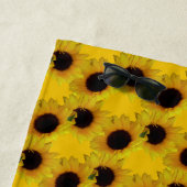 Serviette de tournesol personnalisée Serviette de  (En situation)