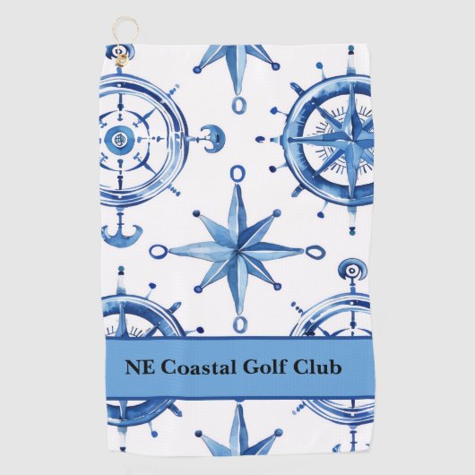 Serviette de tournoi de golf côtier (Devant)