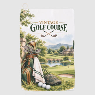 Serviette de tournoi de la Société de Golf Vintage