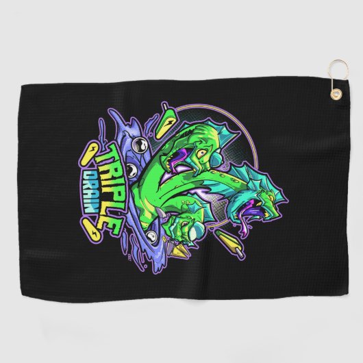 Serviette de tournoi triple (Horizontal)