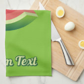 Serviette de tranche de pastèque (Quart Plié)