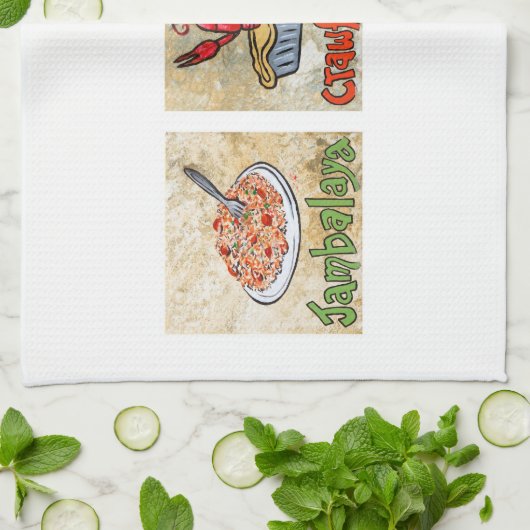 Serviette de trio de Cajun (Plié)