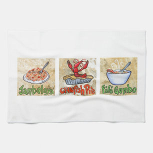 Serviette de trio de Cajun