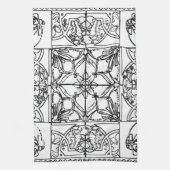 Serviette de tuile de Peranakan (Vertical)