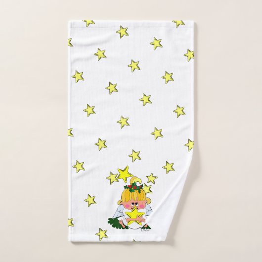 Serviette de vacances ange de Noël de dessin animé (Serviette à main)