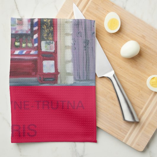 SERVIETTE DE VIN PARIS (Quart Plié)