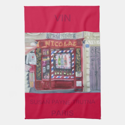 SERVIETTE DE VIN PARIS (Vertical)