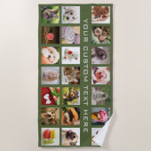 Serviette de VOTRE plage faite sur commande de (Devant)