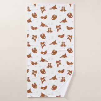 Serviette de yoga en forme de bouledogue anglais