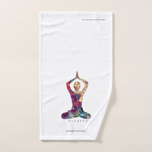 Serviette de Yoga... un must si vous êtes dans le (Serviette à main)