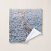 Serviette d'eau Blue Heron (Gant de toilette)