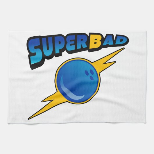 Serviette d'équipe de bowling de Superbad (Horizontal)
