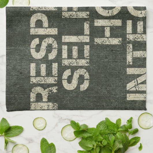 Serviette des valeurs de l'armée (Plié)