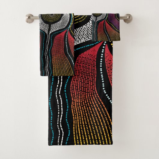 Serviette Design-2 autochtone (En situation)