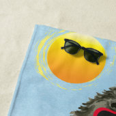 Serviette d'été de la plage de Terre-Neuve (En situation)