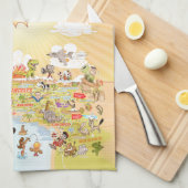 Serviette d'été éternelle de Californie (Quart Plié)