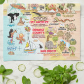 Serviette d'été éternelle de Californie (Plié)