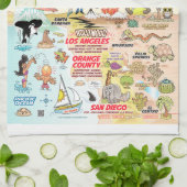 Serviette d'été éternelle de Californie (Plié)