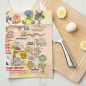 Serviette d'été éternelle de Californie (Quart Plié)