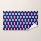 Serviette Diamant Bleu (Serviette à main)