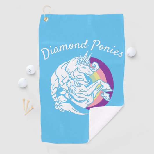 Serviette Diamond Ponies (En situation)