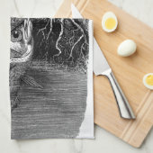 Serviette d'impression d'histoire naturelle (Quart Plié)