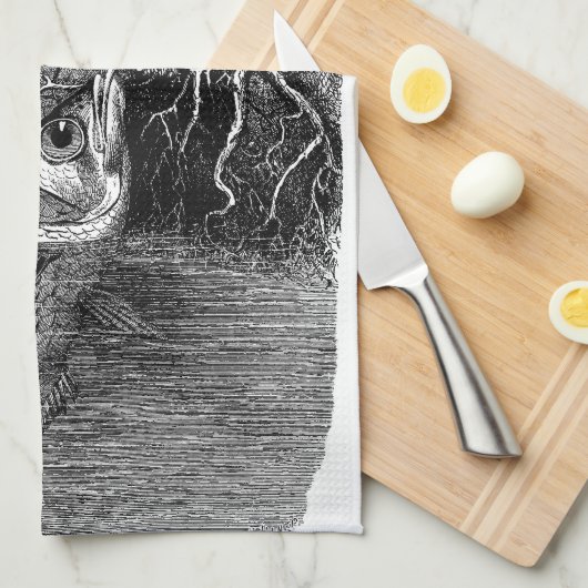 Serviette d'impression d'histoire naturelle (Quart Plié)