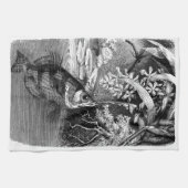 Serviette d'impression d'histoire naturelle (Horizontal)