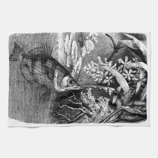 Serviette d'impression d'histoire naturelle (Horizontal)