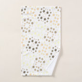Serviette D'Impression Étoile En Blanc (Serviette à main)