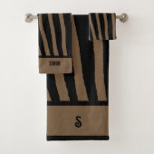 Serviette d'impression Zebra Brown (En situation)
