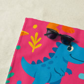 Serviette Dino Splash Beach (En situation)