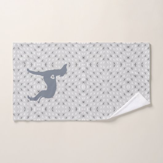 Serviette d'invité de main de salle de bains de (Serviette à main)