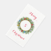 Serviette d'invité en papier de couronne personnal (Coin)