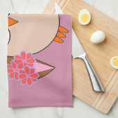 Serviette d'oiseau d'anniversaire sur mesure (Quart Plié)