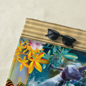 Serviette Dolphin Beach (En situation)