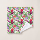Serviette d'orchidée hawaïenne (Gant de toilette)