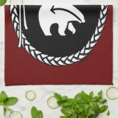 Serviette d'ours tribale Art autochtone Serviette  (Plié)