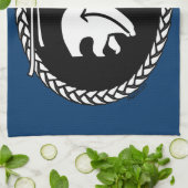 Serviette d'ours tribale Serviette de thé pour our (Plié)